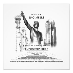 Impressão de Foto de Regra de engenheiros