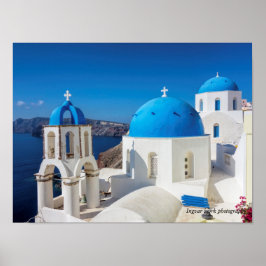 Impressão de foto de Santorini, Grécia