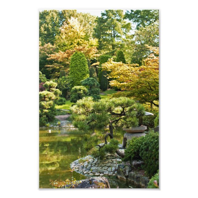 Impressão de Foto do Jardim Japonês (Frente)