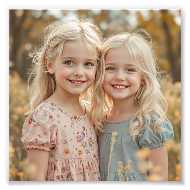 Impressão de Foto em Seda Premium Personalizada pa (Frente)