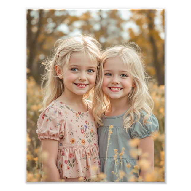 Impressão de Foto em Seda Premium Personalizada pa (Frente)