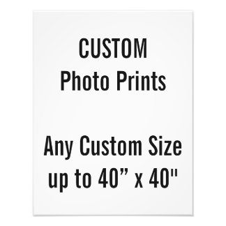 Impressão de Foto Personalizada 14” x 18" (ou qual