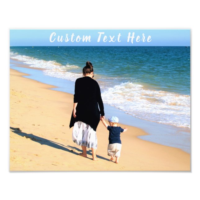 Impressão de Foto Personalizada com a Mamãe (Frente)