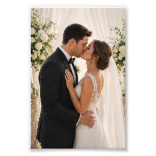 Impressão de foto personalizada de casamento 13x19