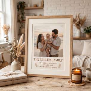 Impressão de Foto Personalizada de Viagem das Meni