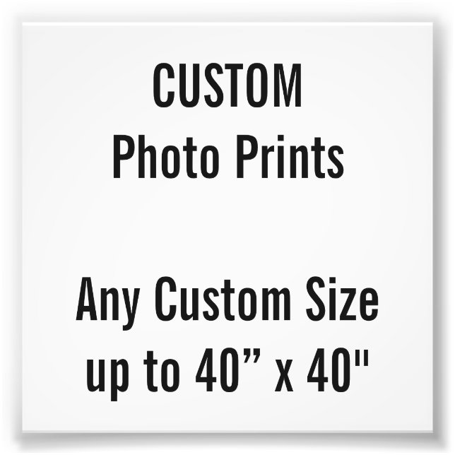 Impressão de Foto personalizado de 4" x 4" (ou qua (Frente)