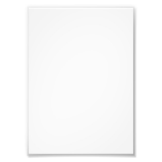 Impressão de Foto Retrato Personalizado de 7" x 5" (Frente)