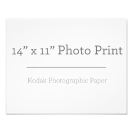 Impressão de Fotografia 14 x 11 personalizada