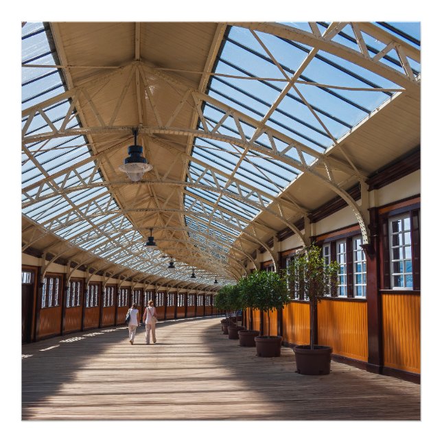 Impressão de Fotografia da Estação de Baía de Wemy (Frente)