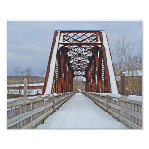 Impressão de Fotografia da Ponte Ferroviária Ant