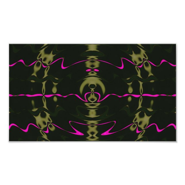 Impressão de Fotografia das Luzes Rosa (Frente)