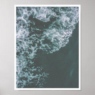 Impressão de Fotografia das Ondas Oceânicas