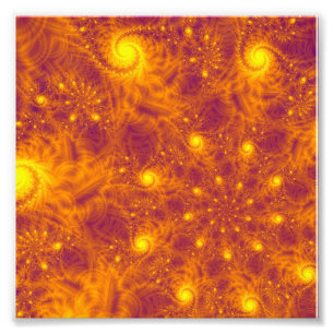 Impressão de Fotografia de Abstrato do Firestorm