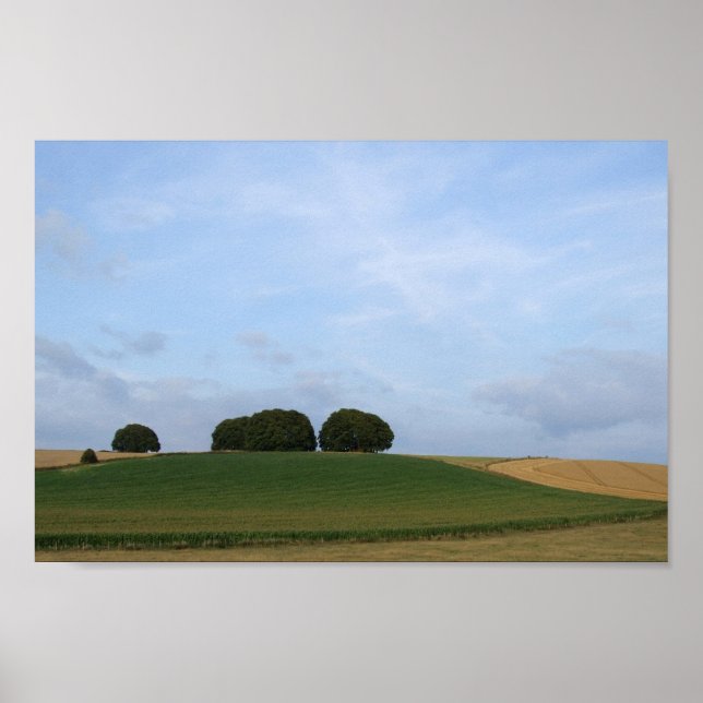 Impressão de Fotografia de Paisagem Rural (Frente)