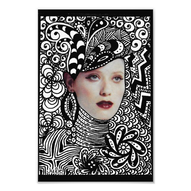 Impressão de Fotografia de Rosto Invertido (Frente)