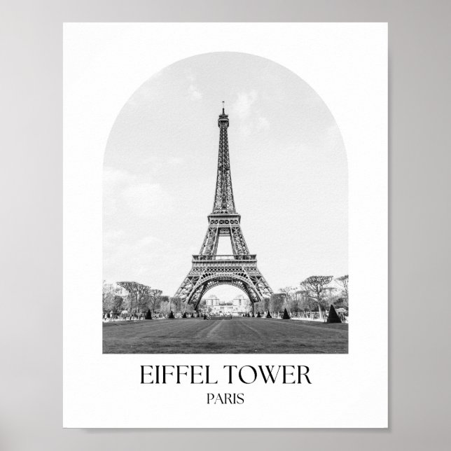 Impressão de Fotografia do Arch Torre Eiffel (Frente)