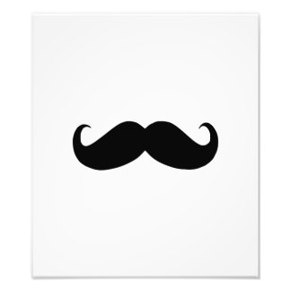 Impressão de Fotografia do bigode do hipster