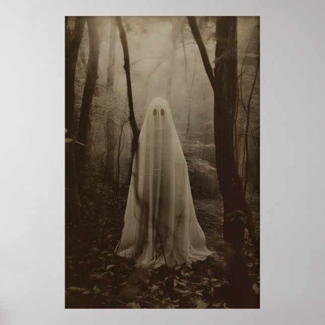 Impressão de Fotografia do Fantasma da Floresta Es (Frente)