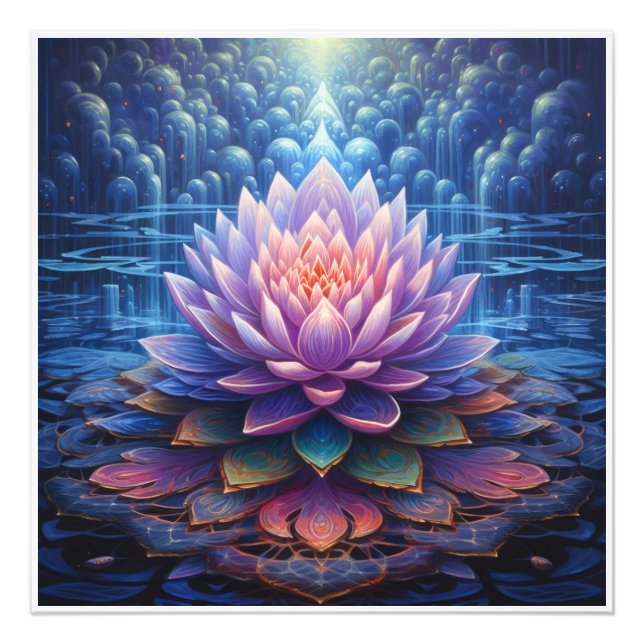 Impressão de Fotografia do Flor do Lotus (Frente)
