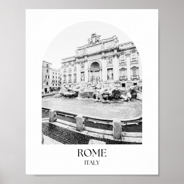 Impressão de Fotografia em Arch na Itália de Roma (Frente)