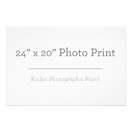Impressão de Fotografia personalizada 24 x 20