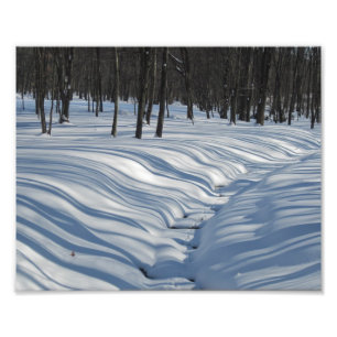 Impressão de Fotografias das Sombras de Neve
