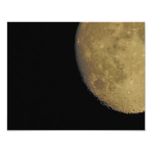 Impressão de fotos com a lua