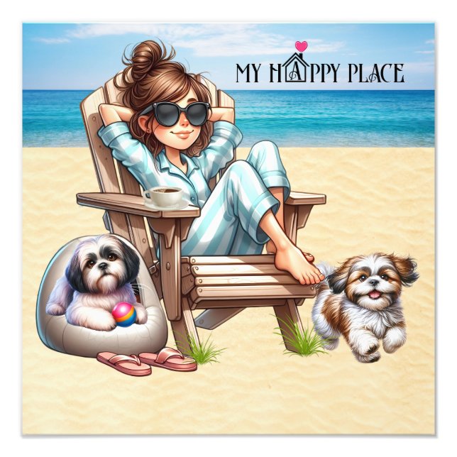 Impressão DE FOTOS DO MEU LUGAR FELIZ (Frente)