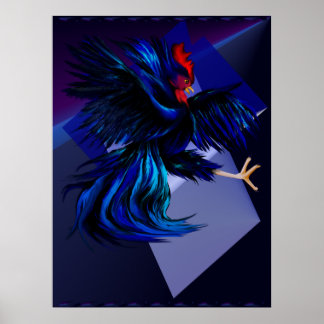 Impressão de galeria de combate preto