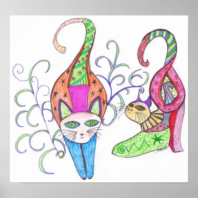 Impressão de gatinhos Katty (Frente)