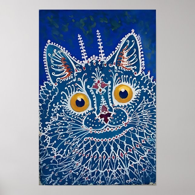 Impressão de Gato Azul (Frente)