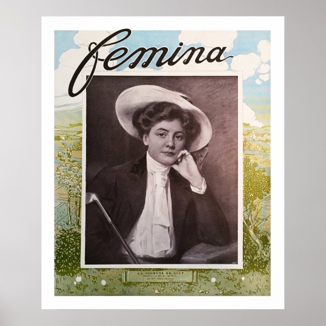 Impressão de Golf de 1908 (Frente)