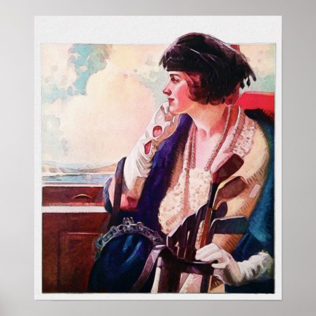 Impressão de Golfe de 1923 (Frente)