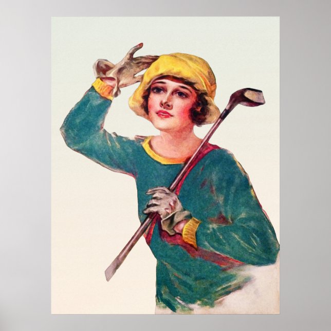 Impressão de Golfe de 1929 (Frente)