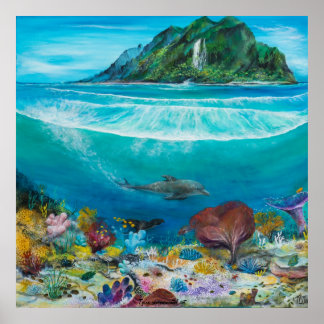 Impressão de golfinho