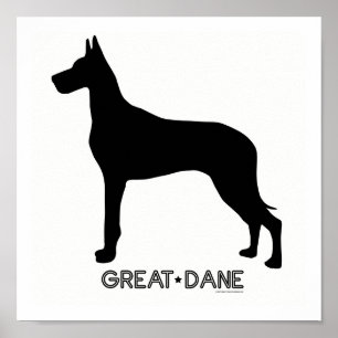 Impressão de great dane