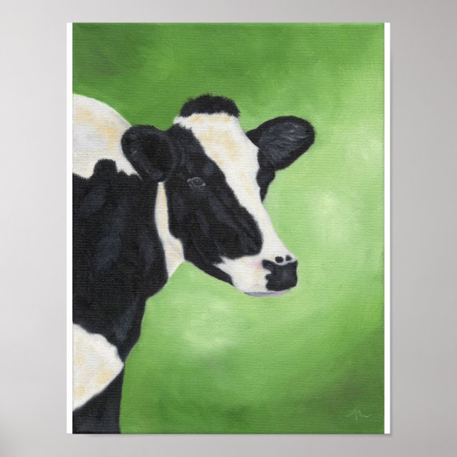 Impressão de Holstein 11"x14" (Frente)