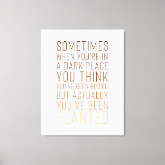 Impressão de Inspiração na Canvas