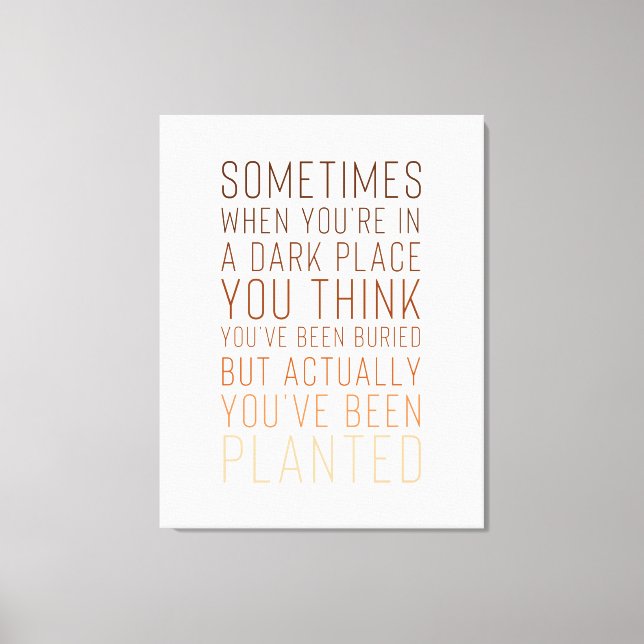 Impressão de Inspiração na Canvas (Frente)