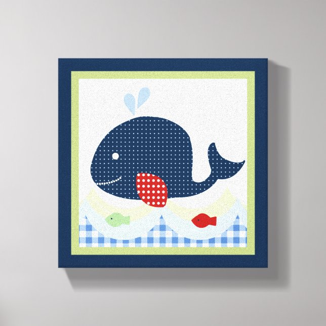 Impressão de Jackson//Whale/Fish Canvas (Frente)