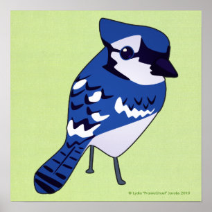 Impressão de Jay Azul