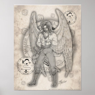 Impressão de Jophiel do arcanjo
