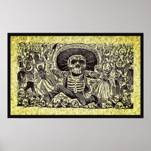 Impressão de José Guadalupe Posada