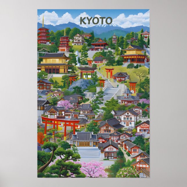 Impressão de Kyoto (Frente)