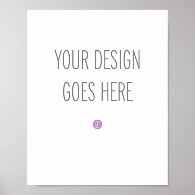 Impressão de Letreiro em Poster (20x25cm) (Frente)