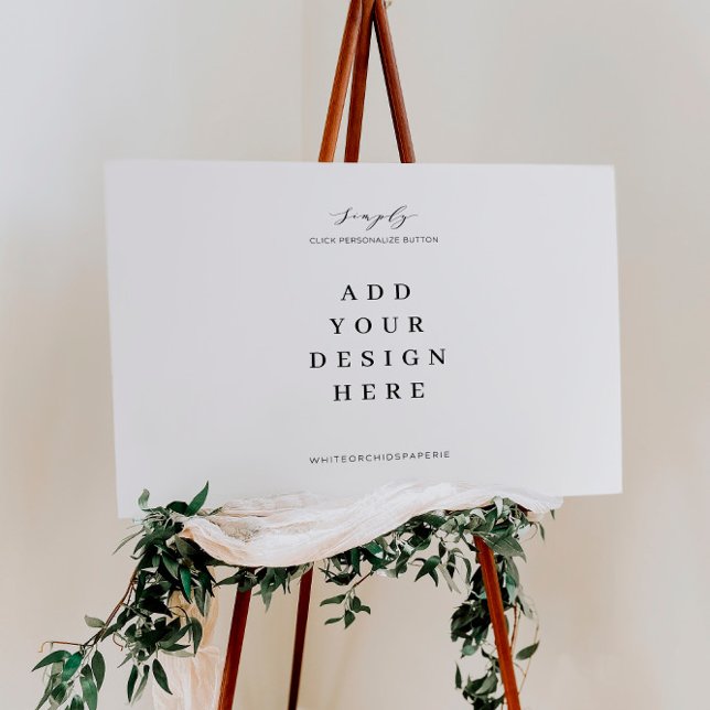 Impressão de Letreiro Horizontal 36"x24" (Criador carregado)