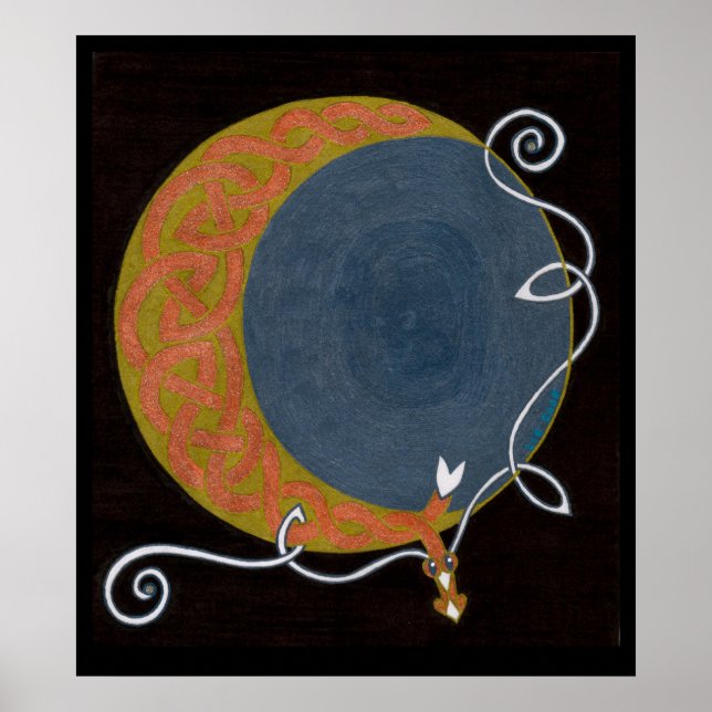 Impressão de Lua de Colheita (Frente)