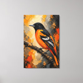 Impressão de Luxo em Tela do Baltimore Oriole