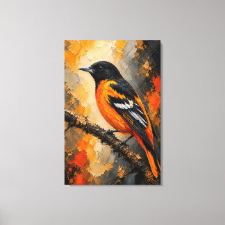 Impressão de Luxo em Tela do Baltimore Oriole