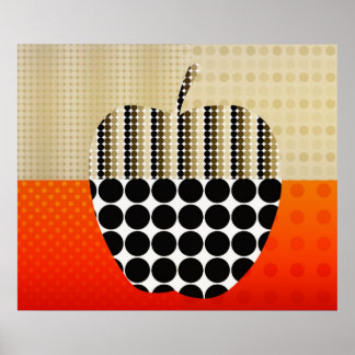 impressão de maçã